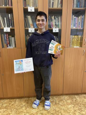 Přírodovědný klokan – první místo v okresním kole